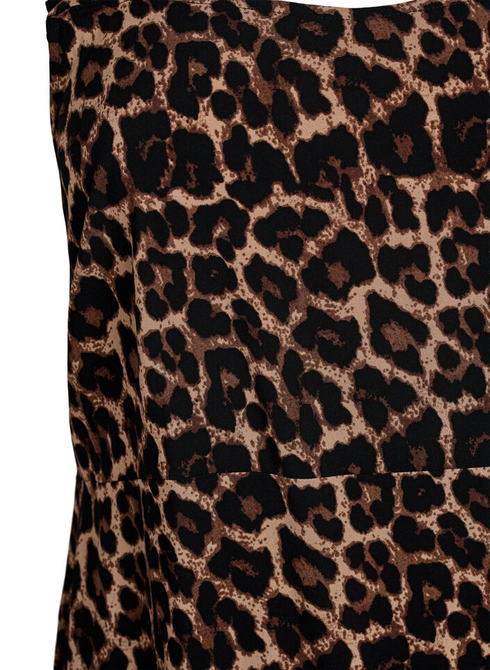 FLASH - Zomerjurk met brede bandjes, Bruin, Packshot image number 2