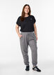 Losse trainingsbroek met zakken, Grijs, Model image number 1