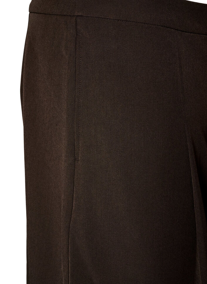 A-lijn rok tot de knie, Bruin, Packshot image number 2