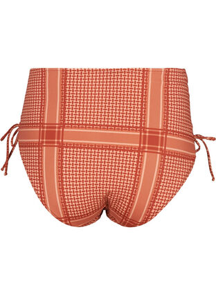 Druk bikini bodems met een hoge taille, Tandori Scarf Print, Packshot image number 1
