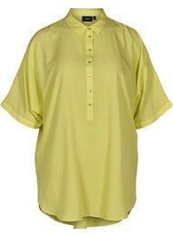 Oversized blouse met korte mouwen, Sunny Lime