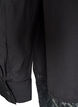 Losse blouse met een brede kanten rand, Zwart, Packshot image number 3