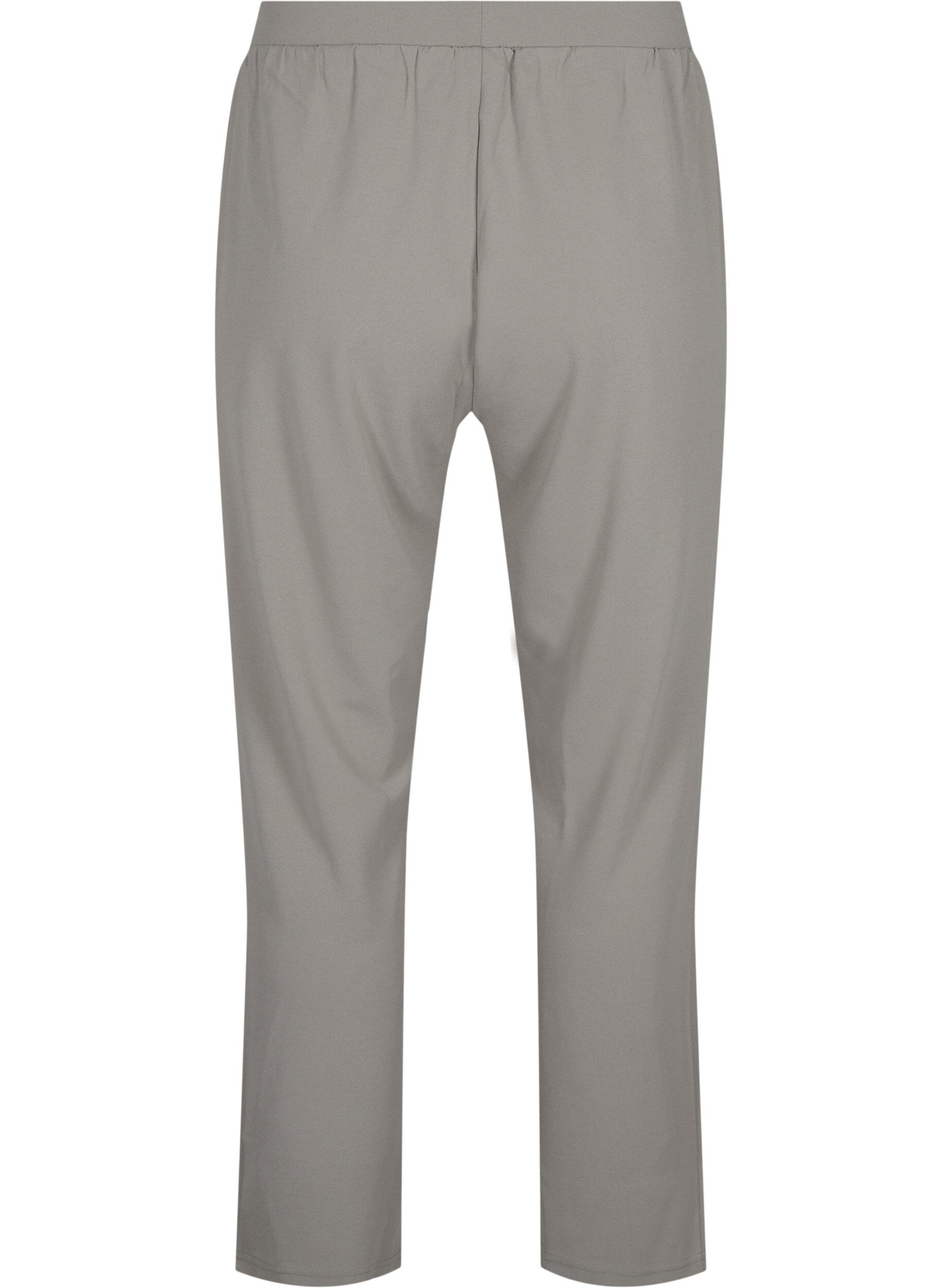 ZizziBroek met rechte pasvorm, Beige, Packshot image number 1