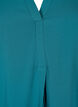 Effen blouse met v-hals, Deep Teal, Packshot image number 2