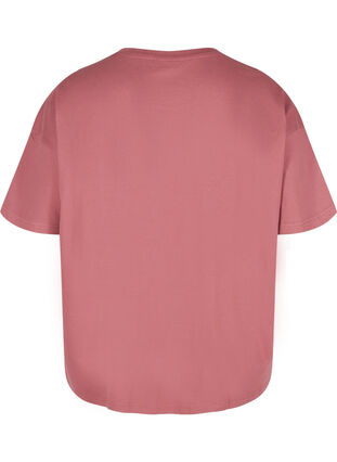 Katoenen t-shirt met korte mouwen, Deco Rose, Packshot image number 1
