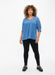 Gestippelde blouse met 1/2 mouwen, Riverside Dot, Model image number 2