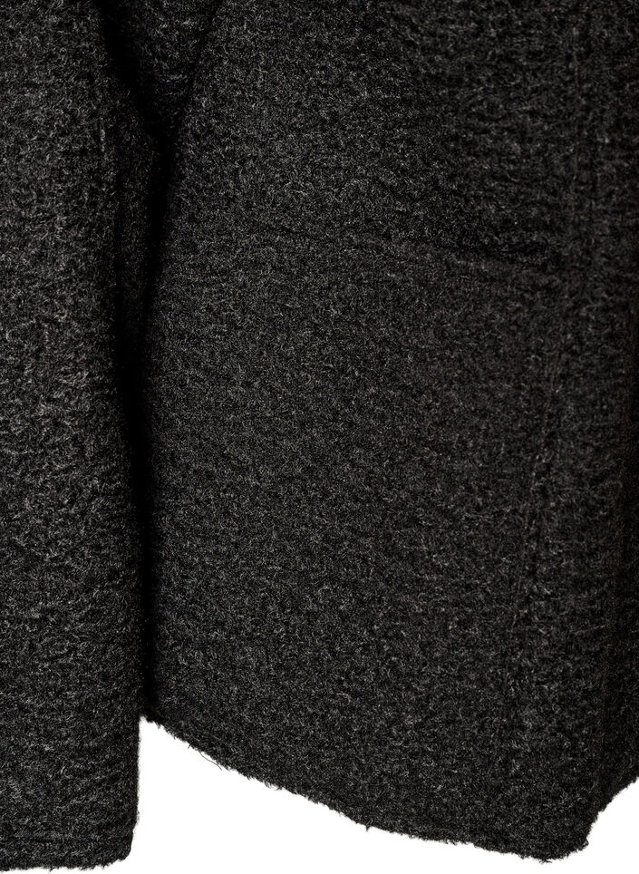 Losvallend vest met zakken, Zwart, Packshot image number 3