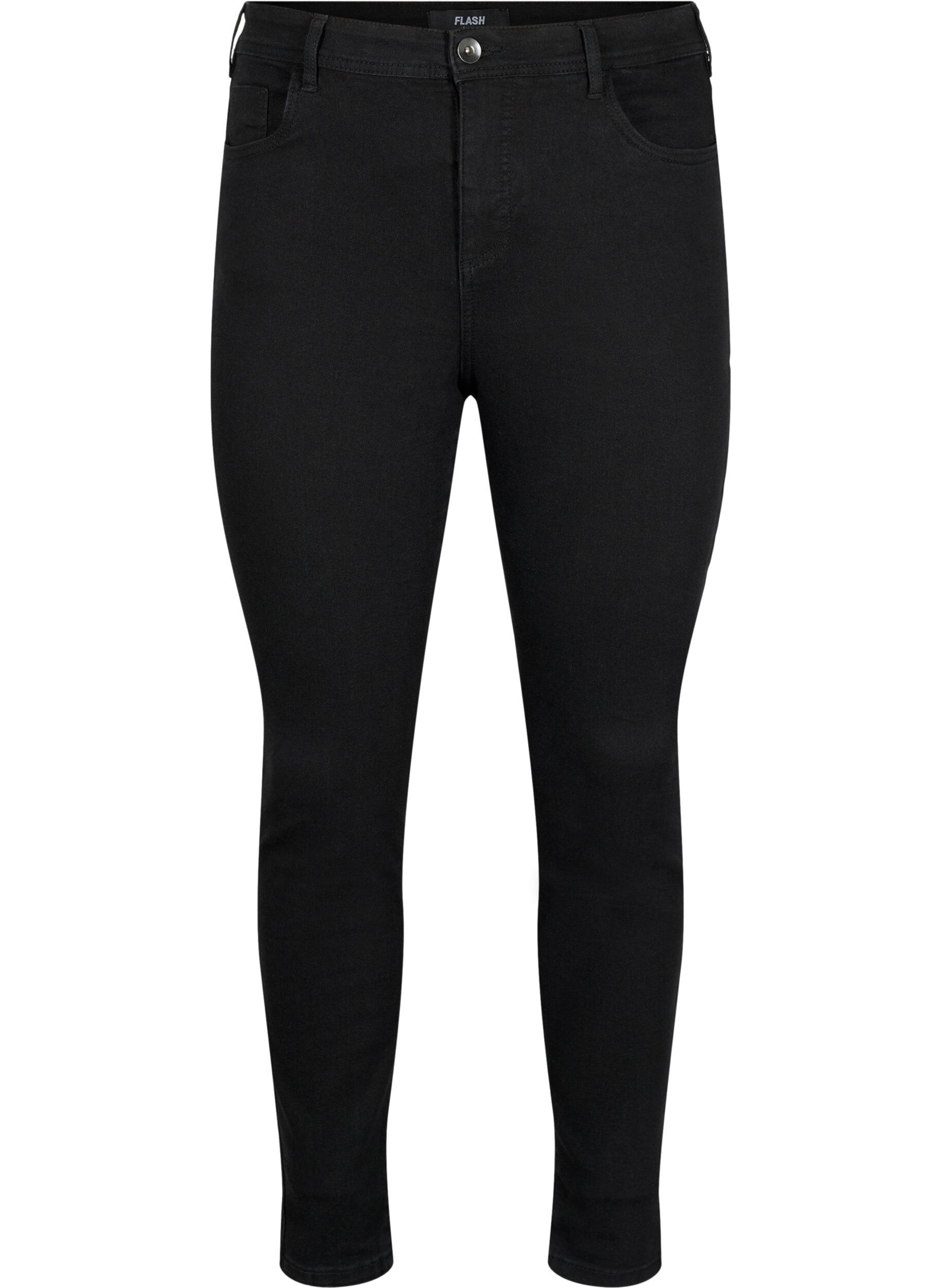 ZizziJeans met super slanke pasvorm, Zwart, Packshot image number 0