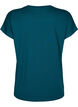 Trainings-T-shirt met korte mouwen en print, Deep Teal/Pacific, Packshot image number 1