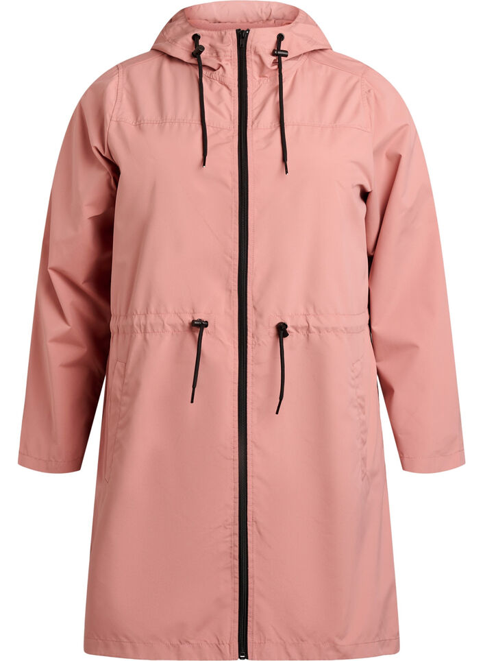 FLASH - Waterafstotende parka met capuchon, Roze, Packshot image number 0