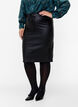 Gecoate rok met split, Black, Model image number 2