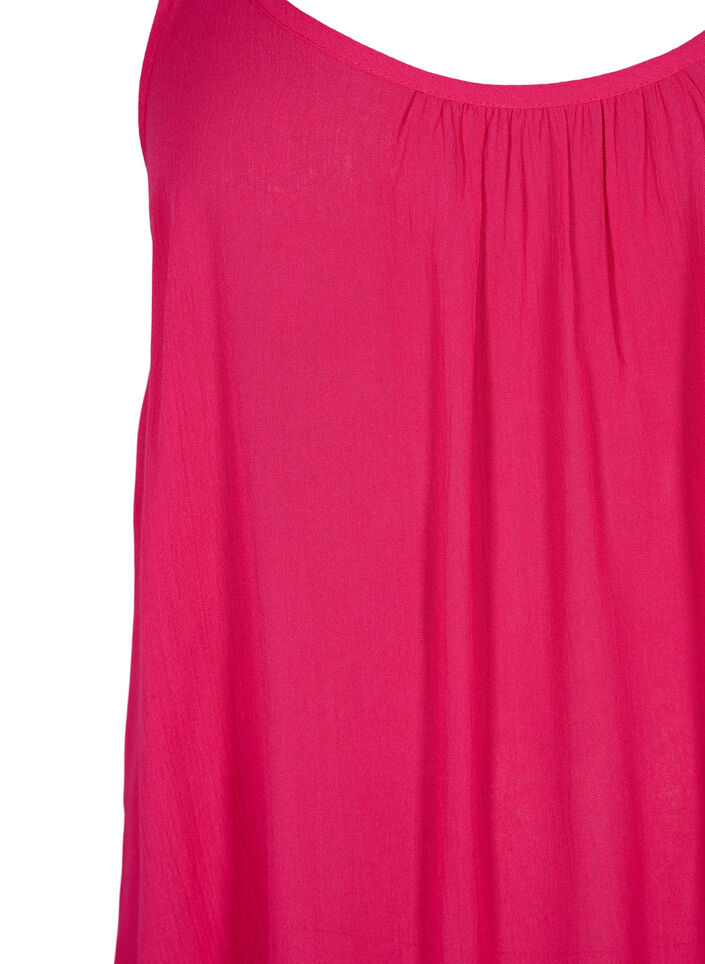 Strap top in viscose, Roze, Packshot image number 2