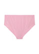 Microfiber panties met mesh en bloemenborduursel, Rood, Packshot image number 1