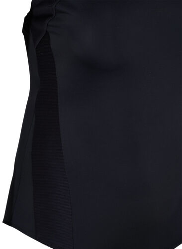 Badpak met draperieën, Black, Packshot image number 3