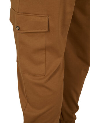 Losse broek met elastische rand en zakken, Rubber, Packshot image number 3