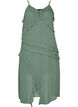 Chiffon jurk met asymmetrische ruches, Groen, Packshot image number 0