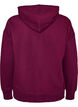 Hoodie met borstprint, Paars, Packshot image number 1