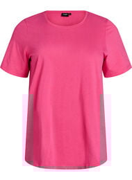 T-shirt met print, Roze