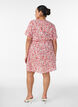Korte katoenen jurk met bloemenprint, Rood, Model image number 2