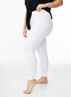 Basisleggings met extra lengte, Wit, Model image number 0