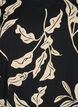 FLASH - Blouse met korte mouwen en print, Black Off White Fl., Packshot image number 2