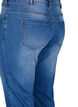 Emily slim-fit denim capribroeken, Blue Denim, Packshot image number 3