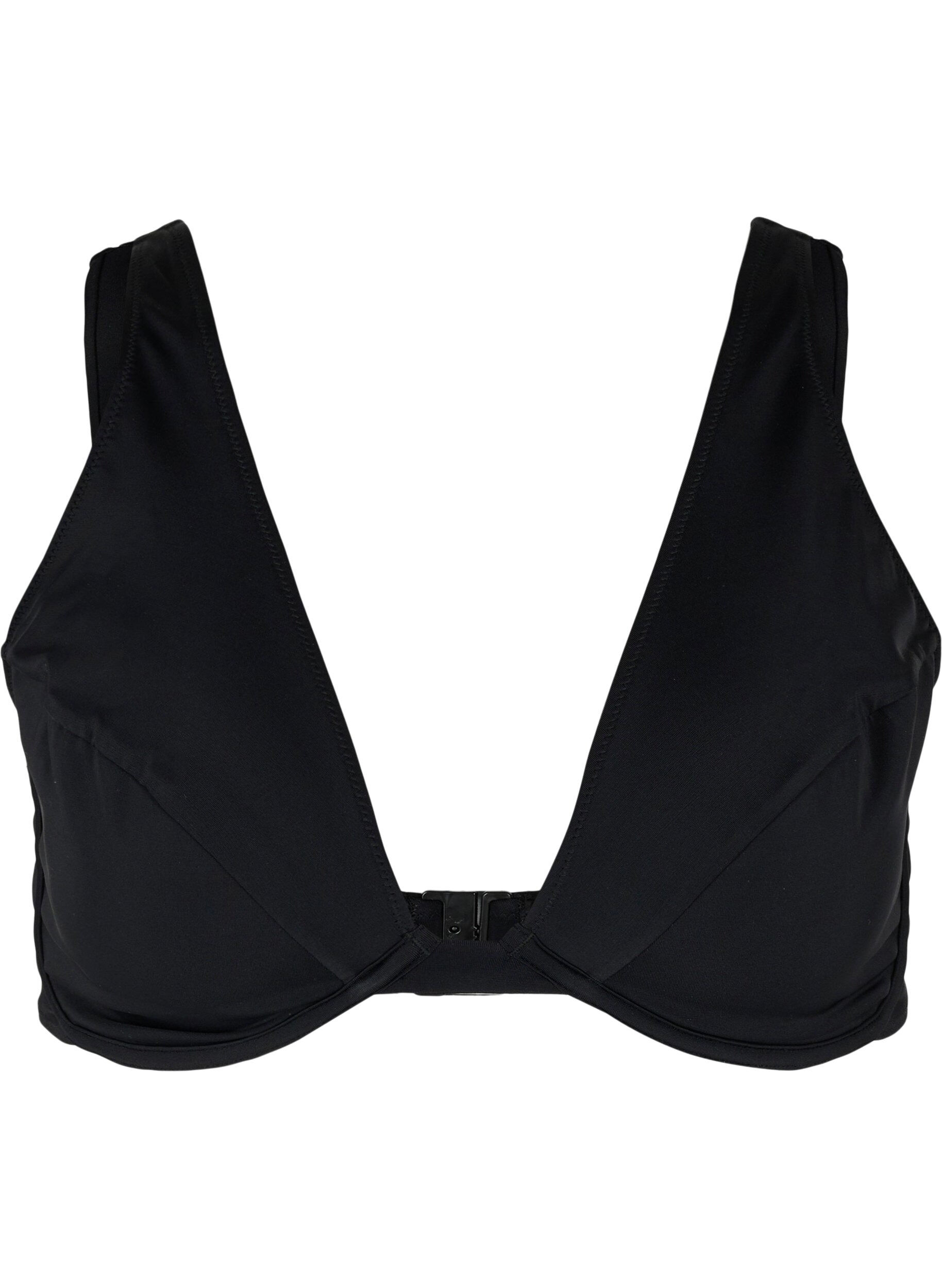 Zizzi Bikinitop met beugel, Black, Packshot image number 0