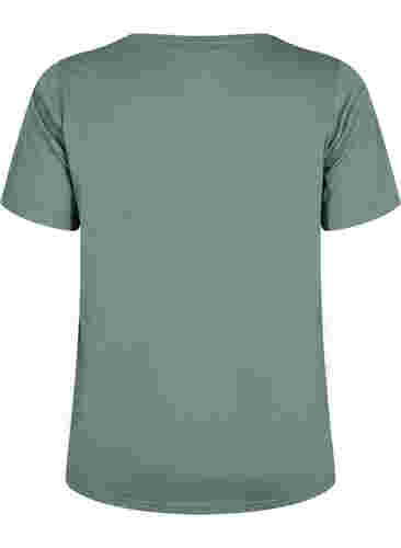 FLASH - T-shirt met motief, Balsam Green, Packshot image number 1