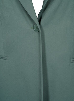 FLASH - Eenvoudige blazer met knoop, Balsam Green, Packshot image number 2