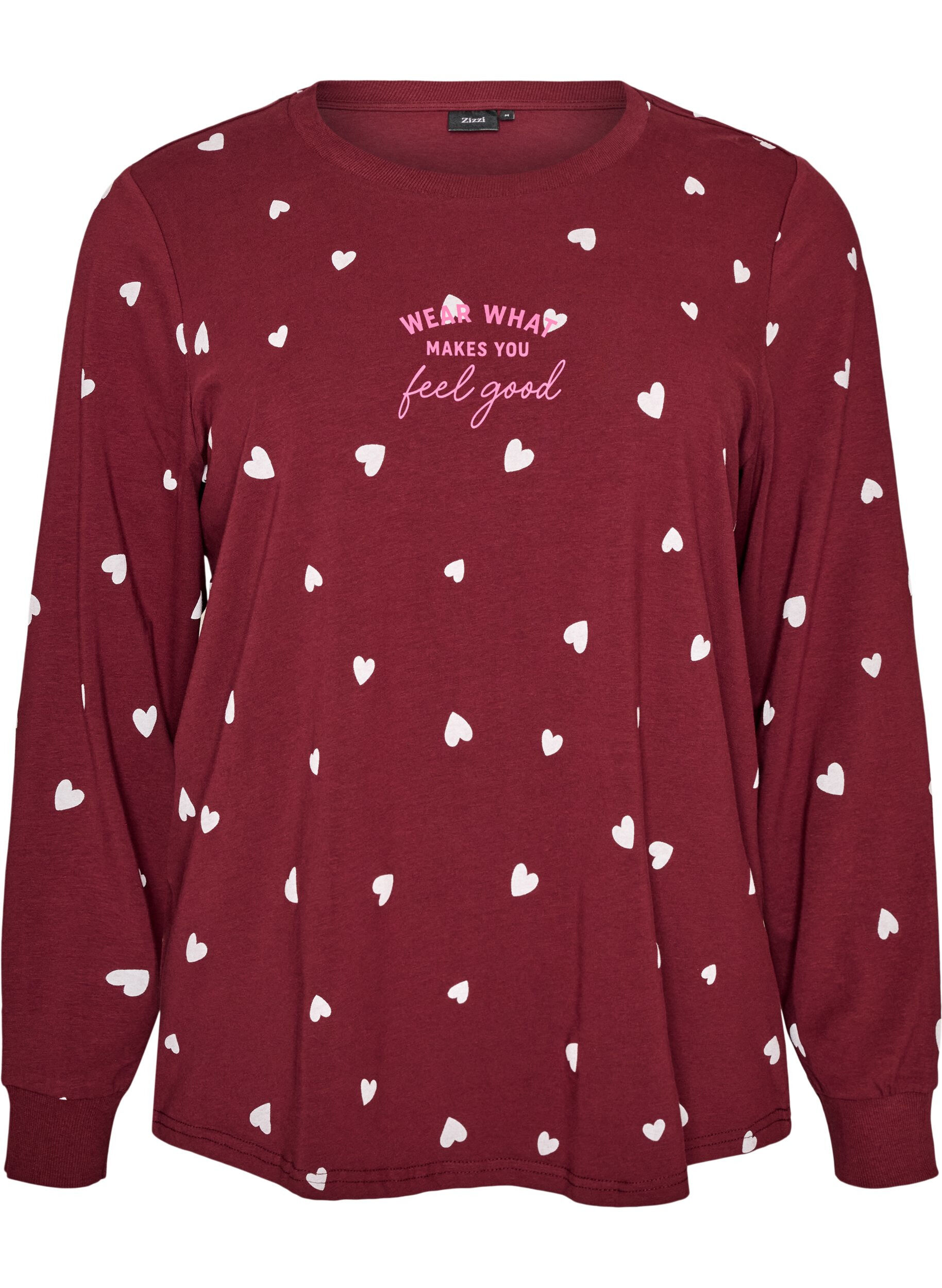 Nachtblouse met een print
