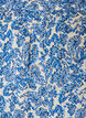 Katoenen blouse met vierkante halslijn, Blauw, Packshot image number 2