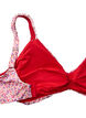 Bloemetjes bikini top met afneembare vulling, Roze, Packshot image number 3