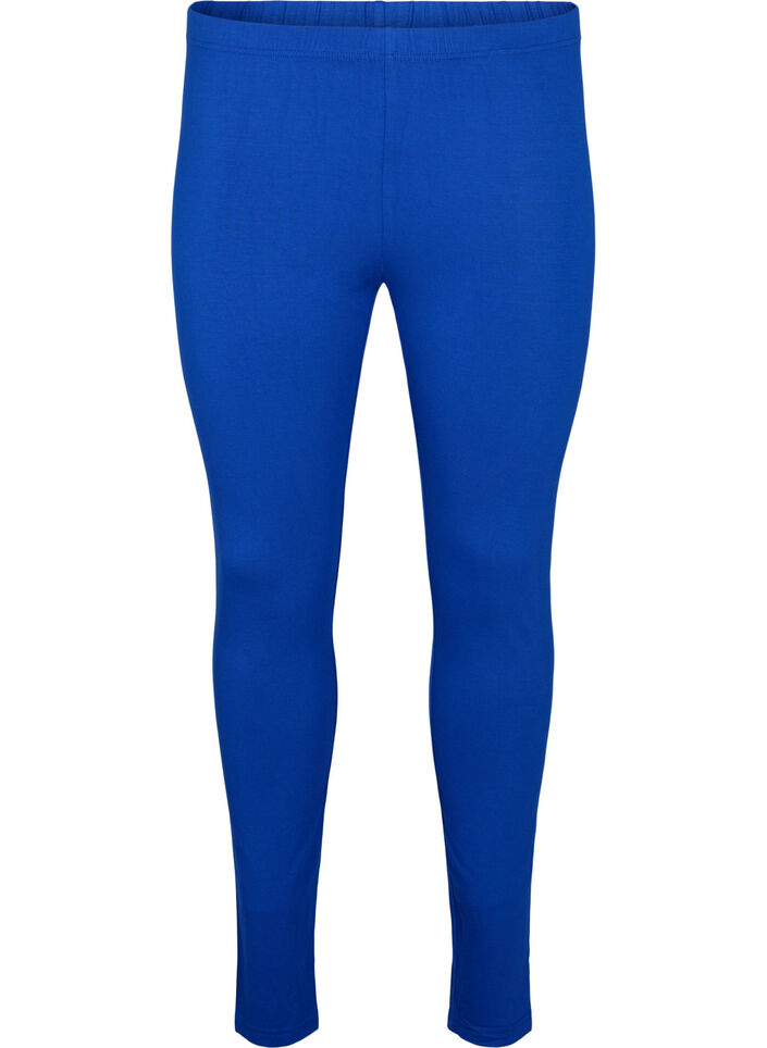 Basic legging in viscose, Blauw, Packshot image number 0