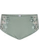 Hipsterslip met borduursel en normale taille, Iceberg Green, Packshot image number 0