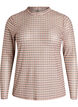 Mesh blouse met stippen, 9996, Packshot image number 0