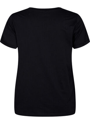 Sport-T-shirt met print, Black White Logo, Packshot image number 1