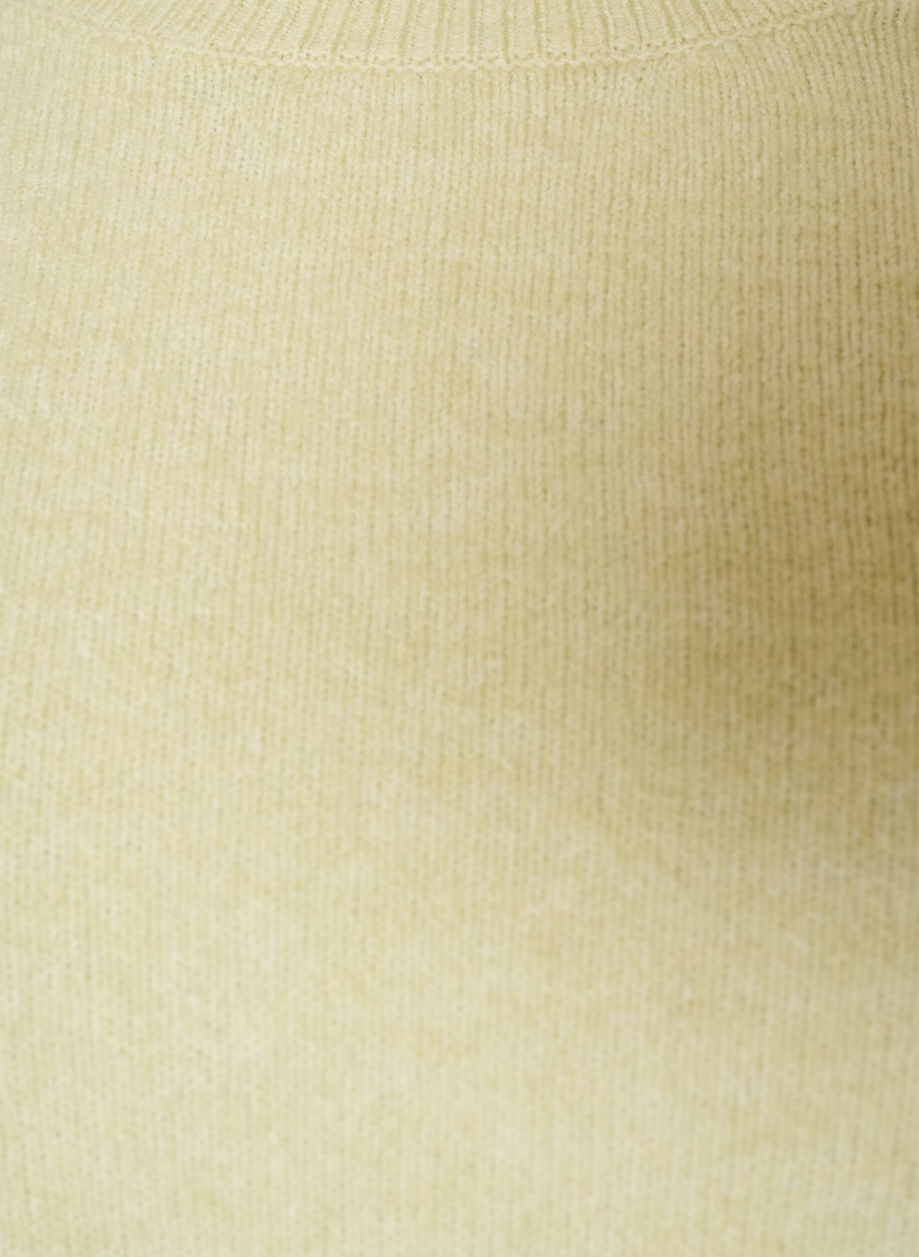ZizziGebreide blouse met kanten rand aan de zoom, Groen, Packshot image number 2