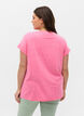 Gemêleerd katoenen t-shirt, Fandango Pink Mél, Model image number 1