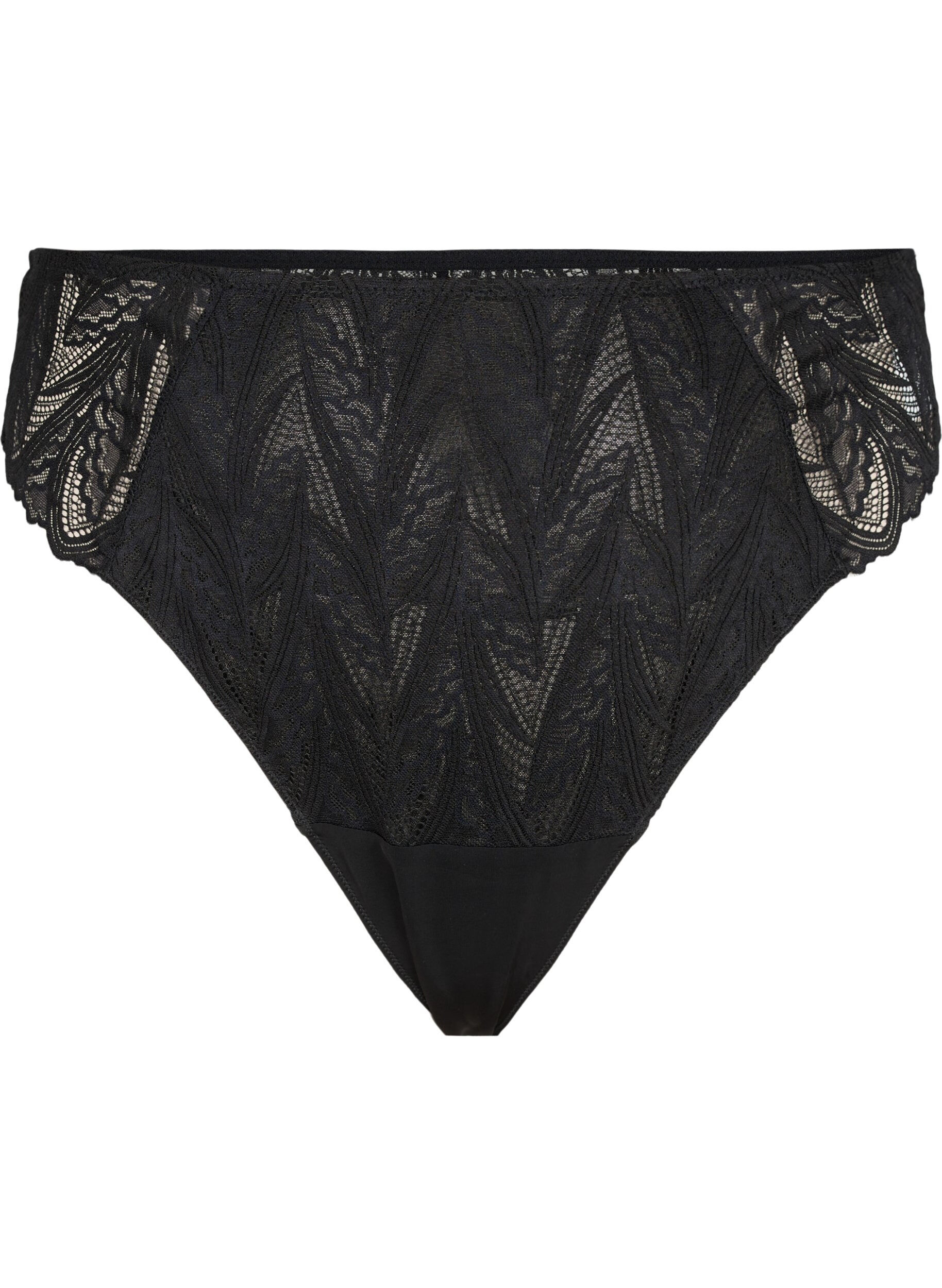 G-string slip met kant en een normale taille