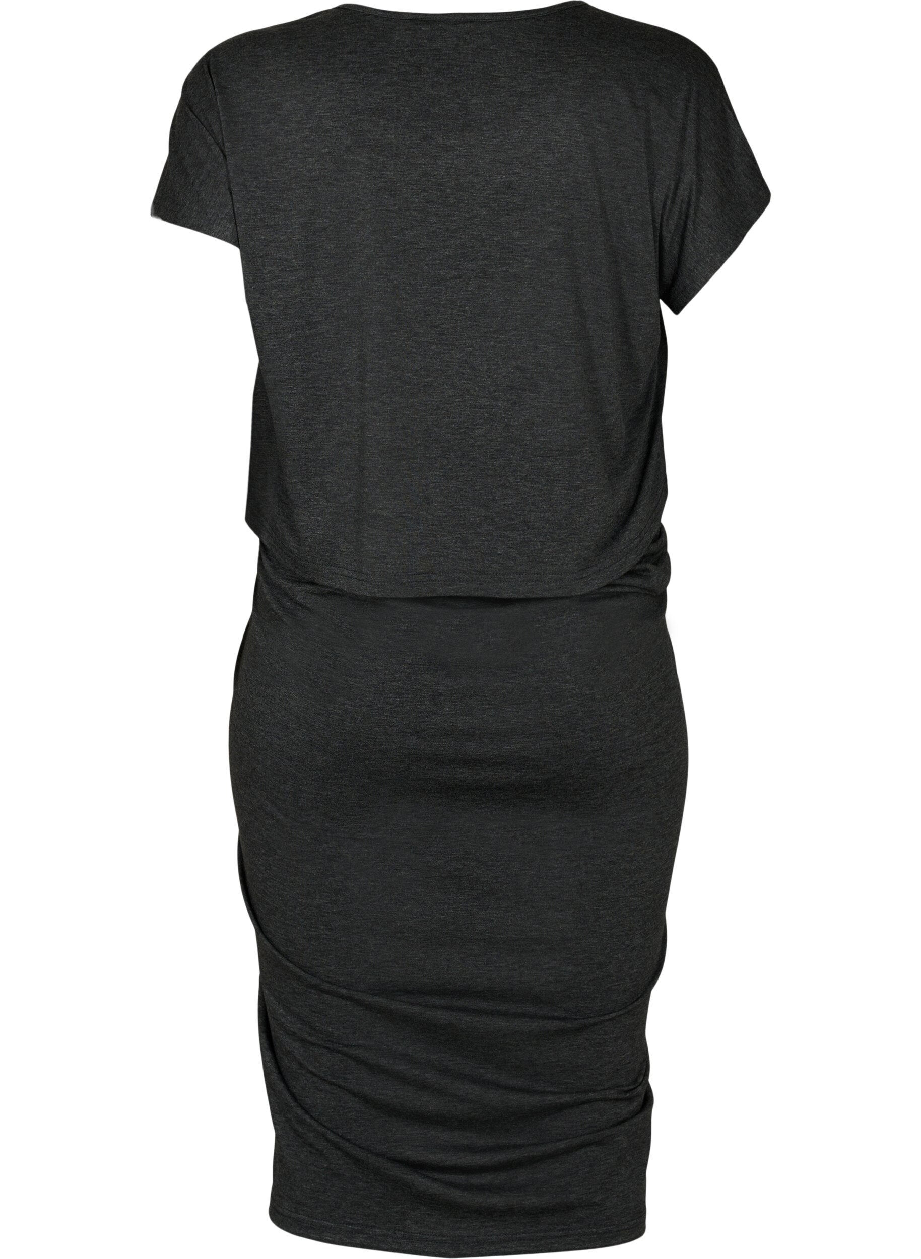 Zizzi Gem&ecirc;leerde Zwangerschapsset, Black Melange, Packshot image number 1