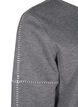Sweatshirt met contrasterende stiksels, Medium Grey Mél, Packshot image number 3