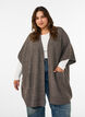 Cardigan met open voorkant en wijde mouwen, Bruin, Model image number 0