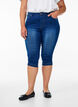Amy capri jeans met hoge taille en super strakke pasvorm, Blauw, Model image number 2
