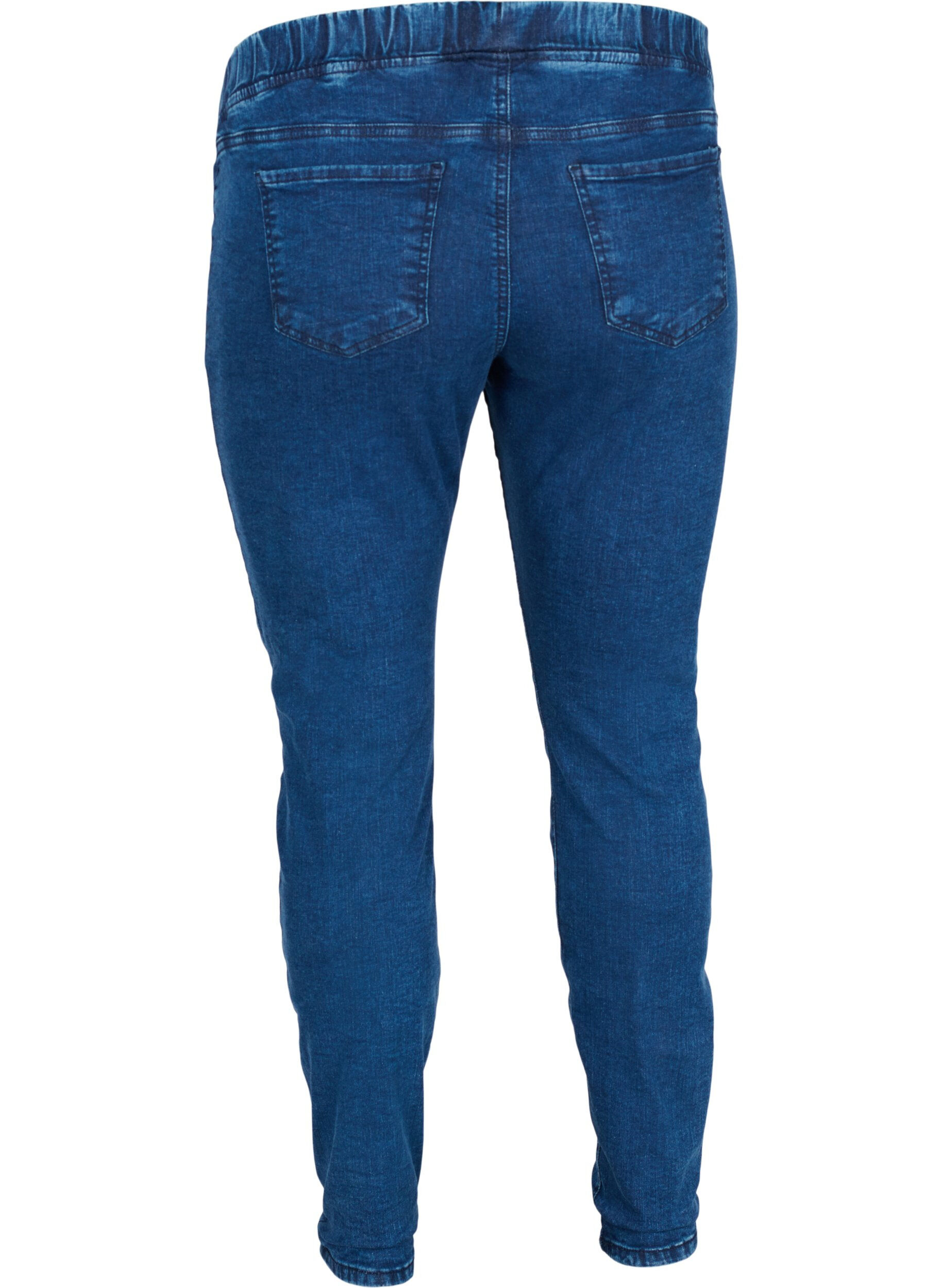Zizzi Zwangerschapsjegging met achterzakken, Dark blue, Packshot image number 1