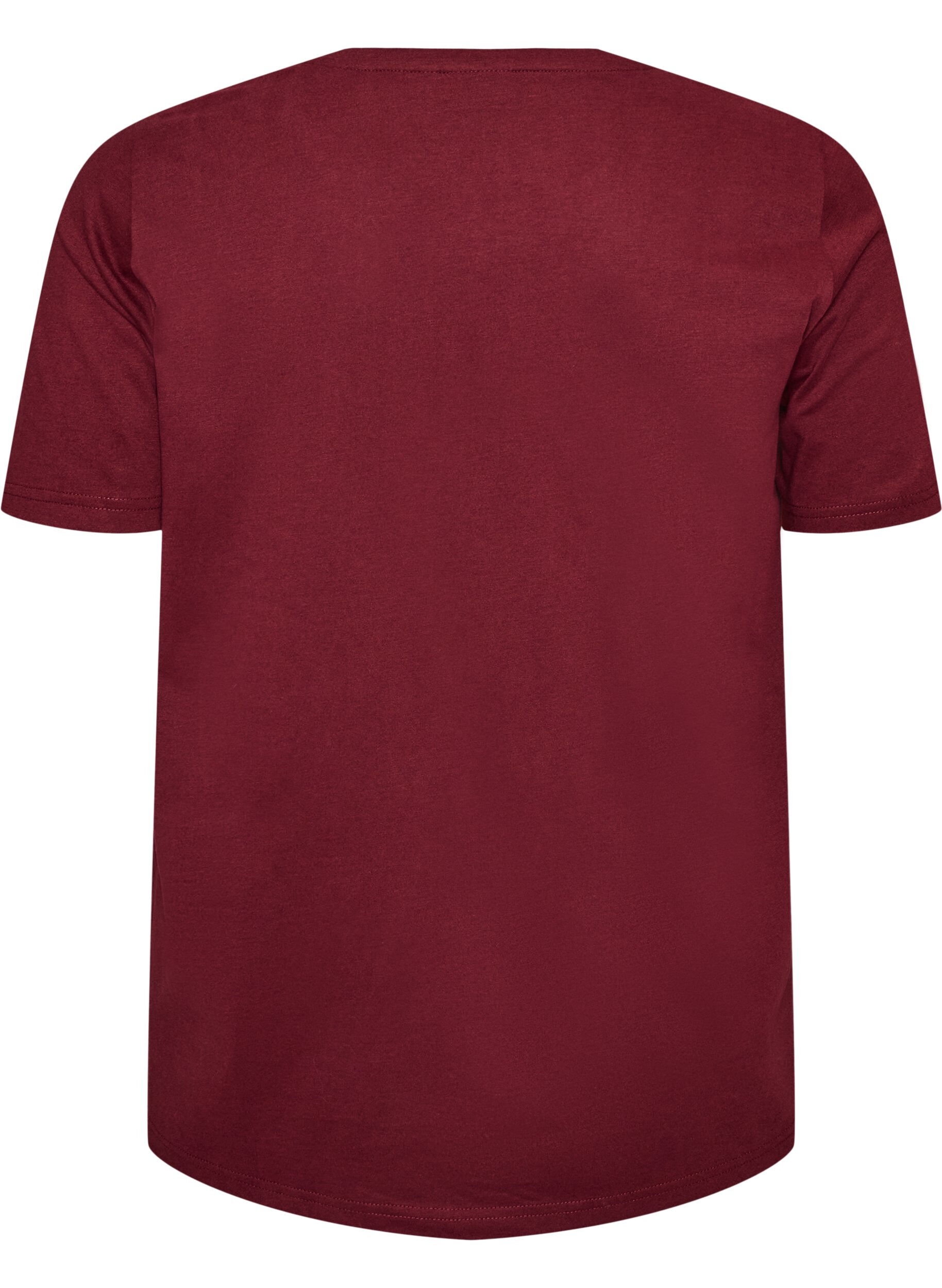ZizziT-shirt met motief, Rood, Packshot image number 1