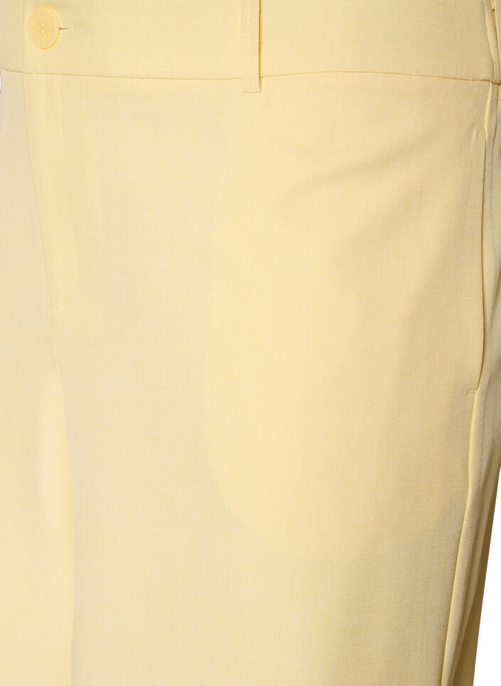 Losse Bermuda-shorts met hoge taille, Geel, Packshot image number 2