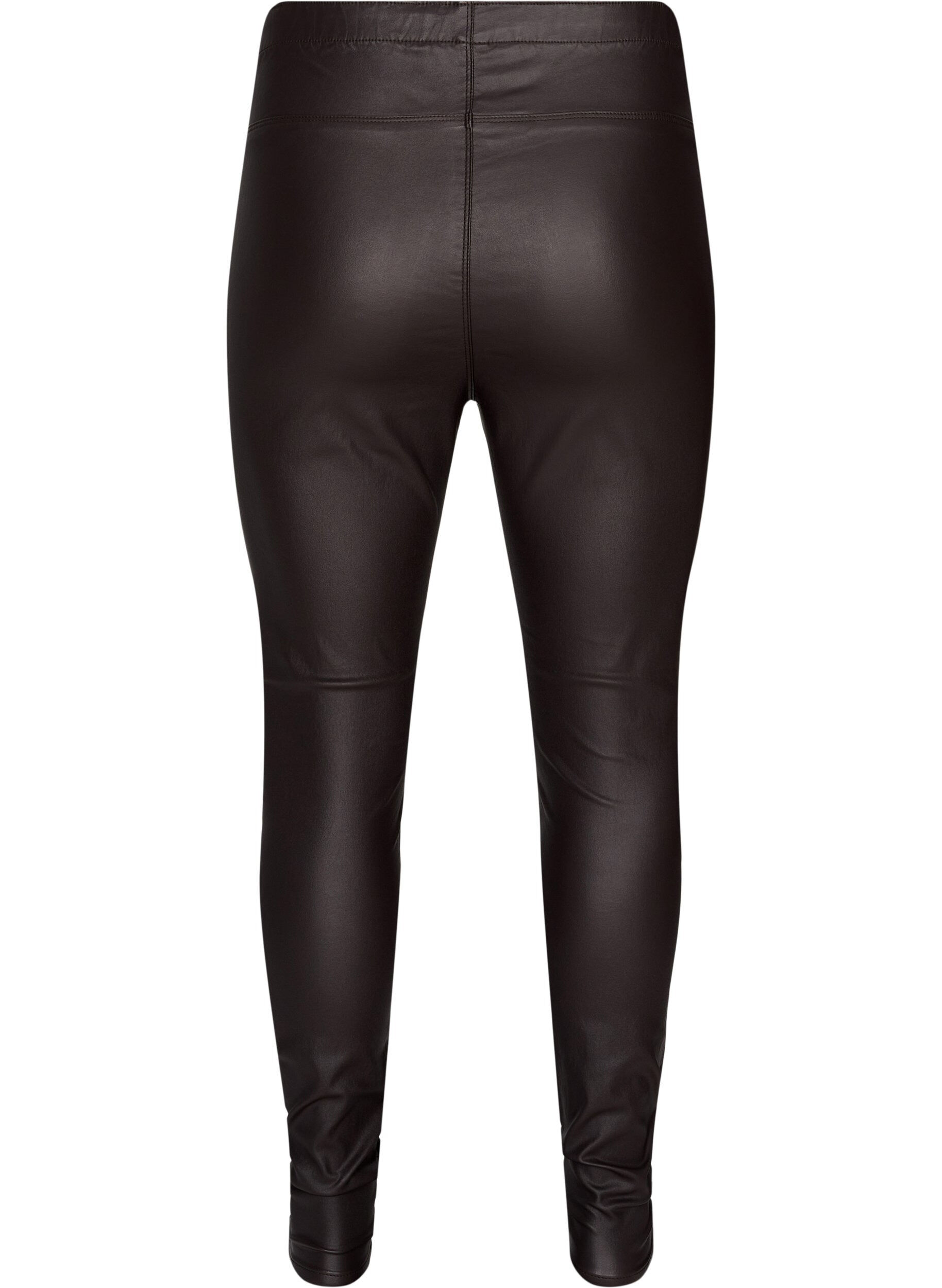 Zizzi Coated legging, After Dark, Packshot image number 1
