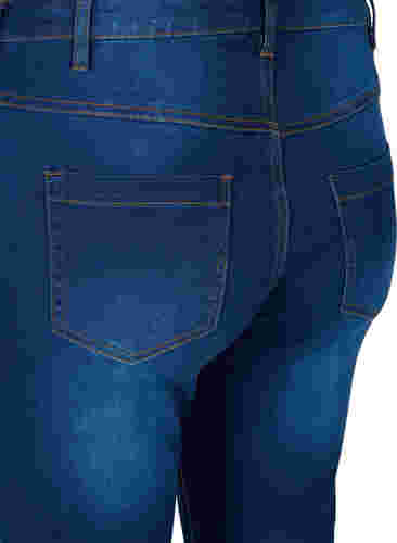 Slim fit Emily jeans met normale taille, Blue denim, Packshot image number 3