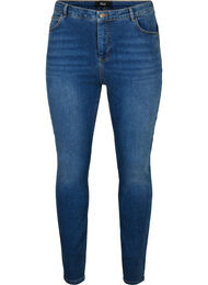 Super slanke Amy jeans met hoge taille, Blue denim