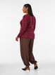 Ballonbroek met hoge taille, Bruin, Model image number 1